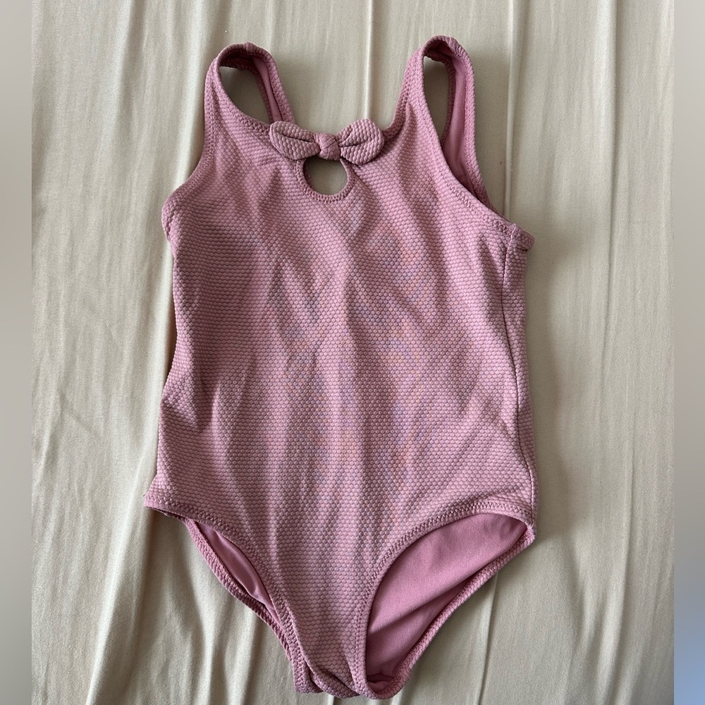 pink swimsuit